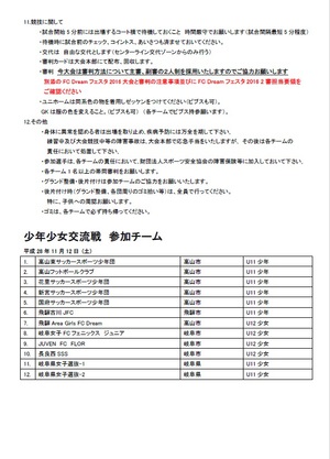 FCDream　フェスタ2016⑤