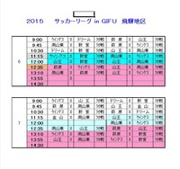 リーグ戦第６節、第７節