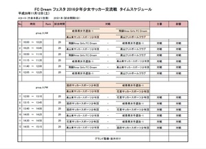 FC Dream フェスタ 2016少年少女サッカー大会②
