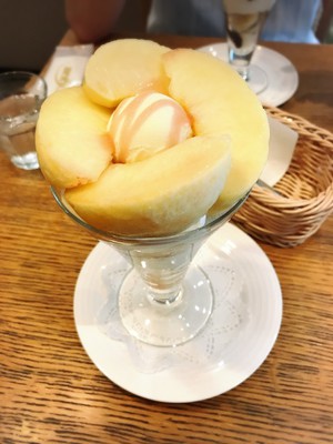 桃パフェ♪
