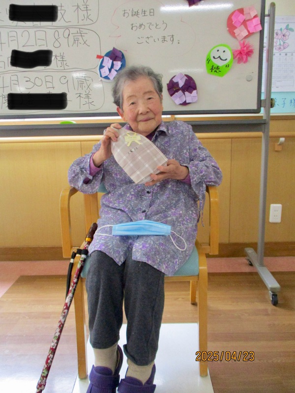 穂高の庭4月のお誕生日会