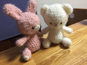 うさぎとくま