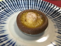 シイタケとオリーブオイル