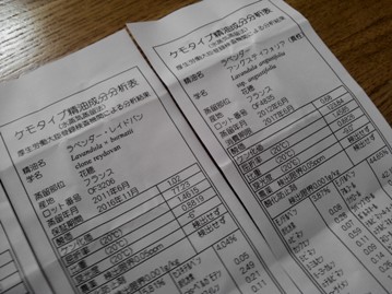 精油のこと。～天然と言うけれど～