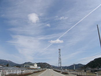 飛行機雲！！