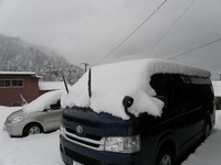 積雪２０ｃｍくらいかな・・・