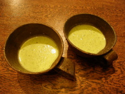 小松菜スープ。
