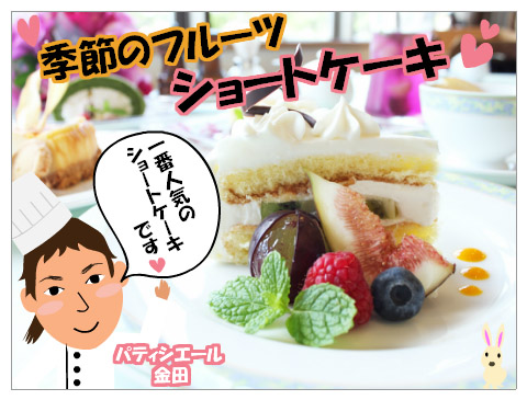 季節のｼｮｰﾄｹｰｷ♪　