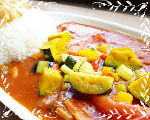 飛騨トマトカレー　今日のﾗﾝﾁ　8月31日