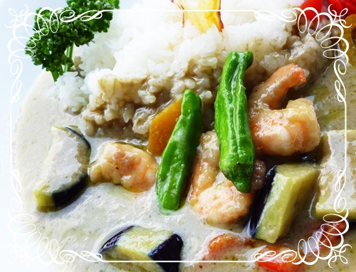 タイ風ｸﾞﾘｰﾝｶﾚｰ　今日のランチ 5月15日