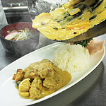 若鶏のココナッツカレー　