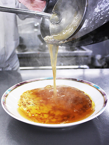 カニ玉あんかけ♪　今日のランチ 12月21日
