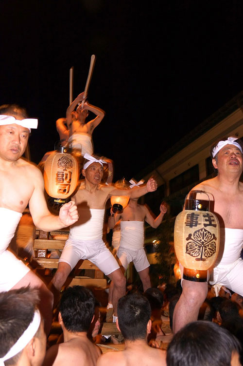 古川祭　起し太鼓と春の風