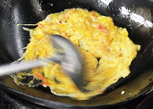 カニ玉あんかけ♪　今日のランチ 12月21日