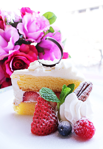 苺のｼｮｰﾄｹｰｷ  ３月 カフェフェア