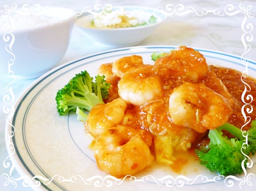 海老チリ♪美味しいよ♪ 今日のﾗﾝﾁ 8月27日