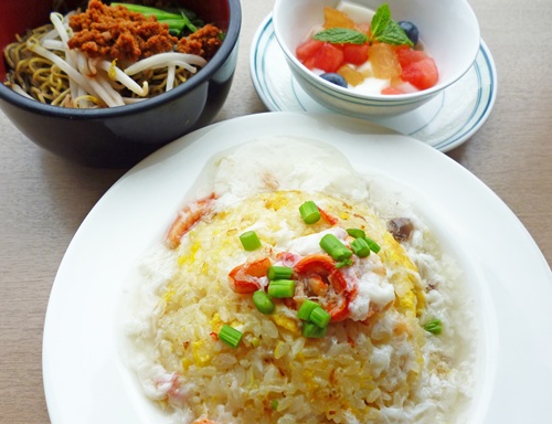 豚ヒレカツのおろしﾎﾟﾝ酢 今日のﾗﾝﾁ 8月28日