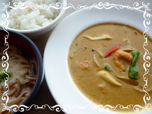 海老のｺｺﾅｯﾂｶﾚｰ　今日のﾗﾝﾁ 1月15日