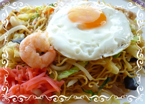 上海焼きそば　今日のﾗﾝﾁ 2月26日