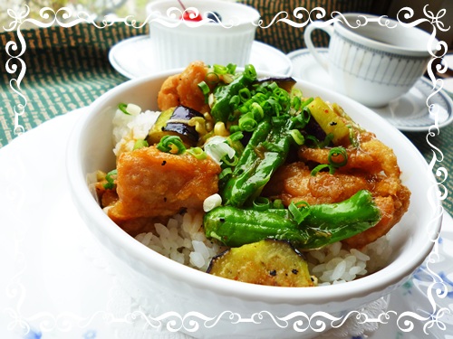 豚ﾋﾚ肉の野菜あんかけ 今日のランチ 5月10日