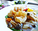海老&春雨ﾋﾟﾘ辛煮込み 今日のランチ 3月13日
