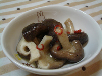 椎茸のレンジ蒸し