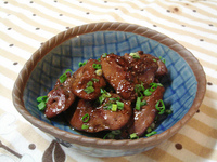 鶏レバ炒め