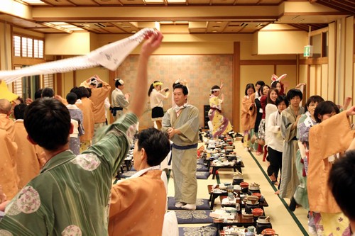 慰安旅行で大騒ぎ♪2012　花兆庵の宴編。