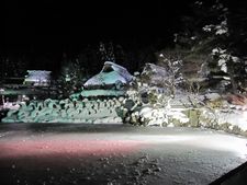 雪景色☆飛騨の里ライトアップ