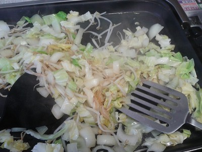 野菜炒め中