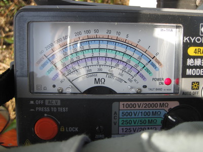 絶縁抵抗100MΩ