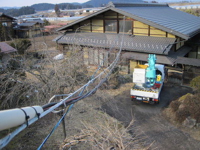 ケーブルハンガー工事完了