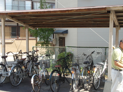 駐輪所にも照明を①