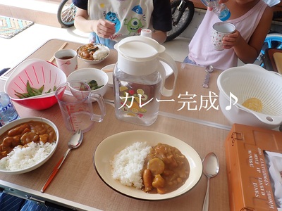 カレー完成♪