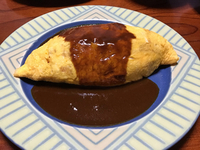オムライス・チキンの唐揚げ 2020/11/23 20:10:00