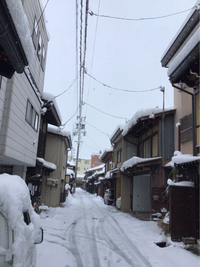 雪の町内 2020/12/18 20:10:00