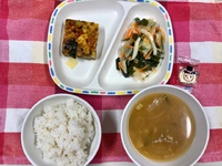 9月5日＊給食 2019/09/05 15:53:16