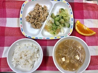 7月9日＊給食 2019/07/10 09:24:10