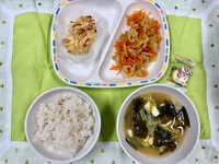 ２月15日＊給食＆おやつ 2019/02/15 16:09:53