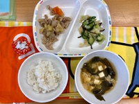 10月15日＊給食＆おやつ 2019/10/15 16:15:39