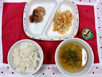 7月16日＊給食＆おやつ 2019/07/17 16:24:40