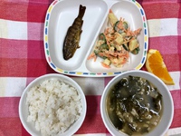 9月19日＊給食＆おやつ 2019/09/19 16:16:24