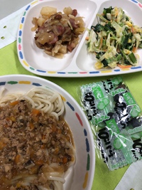 3月25日＊給食＆おやつ 2019/03/26 15:41:34