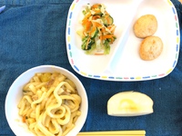 11月20日＊給食　カレーうどん♪ 2019/11/20 16:59:00