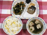 7月30日＊給食＆おやつ 2020/07/30 16:37:13