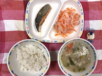 1月7日＊給食　七草メニュー♪ 2020/01/07 16:49:10