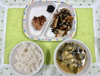 １月9日＊給食&おやつ 2019/01/09 16:36:07