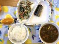 8月31日＊給食＆おやつ 2020/08/31 20:02:17