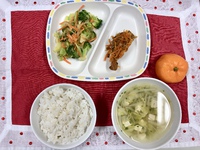1月18日・21日＊給食 2019/01/22 16:37:31