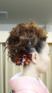 短い髪でセット！